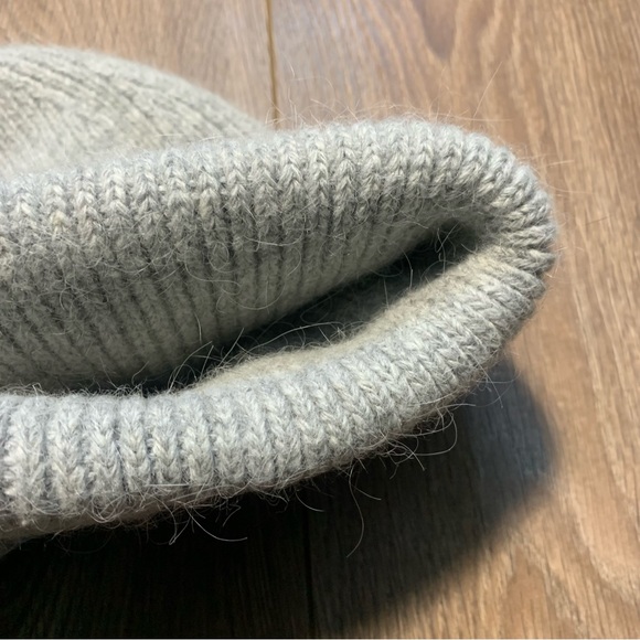 Angora/Wool Cable Knit Toque - Picture 7 of 15